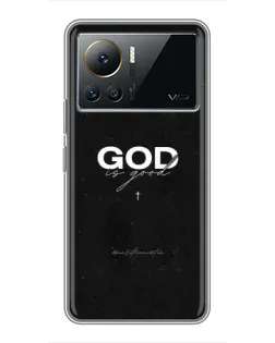 Чехол для Infinix Note 12 Pro (4G) с картинкой «GOD — Бог над всем»