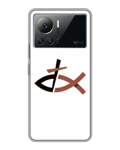 Чехол для Infinix Note 12 Pro (4G) с картинкой «Рыба и крест» Чехол для Infinix Note 12 Pro (4G) с картинкой «Рыба и крест»