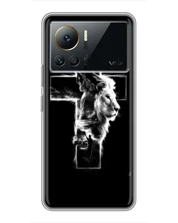 Чехол для Infinix Note 12 Pro (4G) с картинкой «Сияющий крест Jesus»
