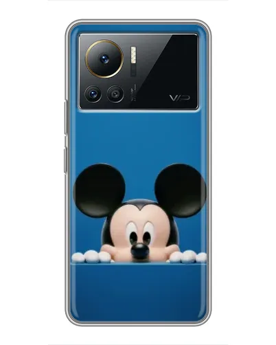 Чехол для Infinix Note 12 Pro (4G) с картинкой «Микки выглядывает»