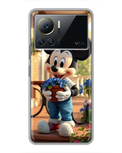 Чехол для Infinix Note 12 Pro (4G) с картинкой «Микки садовод»