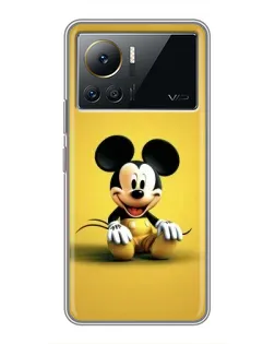 Чехол для Infinix Note 12 Pro (4G) с картинкой «Микки на желтом»