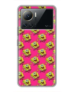 Чехол для Infinix Note 12 Pro (4G) с картинкой «Розовый паттерн»