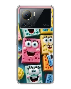 Чехол для Infinix Note 12 Pro (4G) с картинкой «Цветные губки»