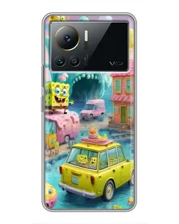 Чехол для Infinix Note 12 Pro (4G) с картинкой «Монстр-трак приключения»