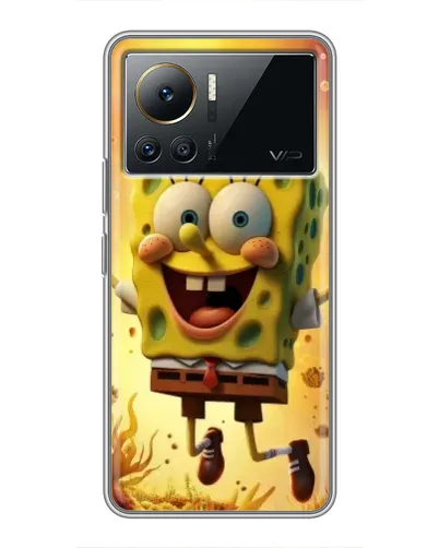 Чехол для Infinix Note 12 Pro (4G) с картинкой «Губка Боб прыгает» Чехол для Infinix Note 12 Pro (4G) с картинкой «Губка Боб прыгает»