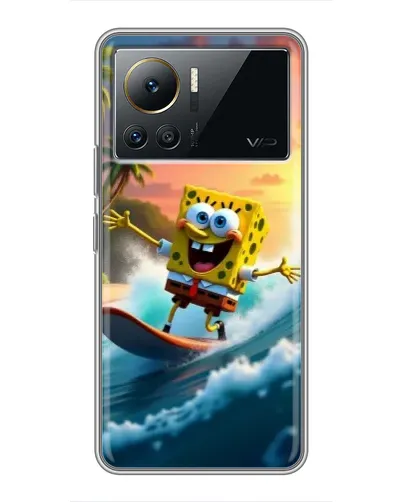 Чехол для Infinix Note 12 Pro (4G) с картинкой «Губка Боб серфингист» Чехол для Infinix Note 12 Pro (4G) с картинкой «Губка Боб серфингист»