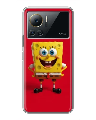 Чехол для Infinix Note 12 Pro (4G) с картинкой «Спанч Боб на красном» Чехол для Infinix Note 12 Pro (4G) с картинкой «Спанч Боб на красном»