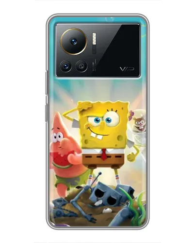 Чехол для Infinix Note 12 Pro (4G) с картинкой «Спанч Боб победитель» Чехол для Infinix Note 12 Pro (4G) с картинкой «Спанч Боб победитель»