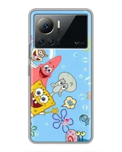 Чехол для Infinix Note 12 Pro (4G) с картинкой «Веселые пузырьки»