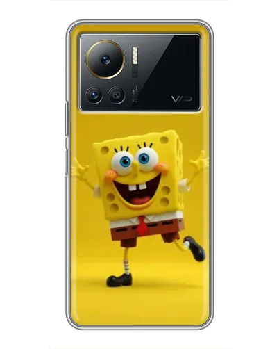 Чехол для Infinix Note 12 Pro (4G) с картинкой «Позитивный Губка Боб» Чехол для Infinix Note 12 Pro (4G) с картинкой «Позитивный Губка Боб»