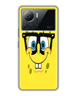 Чехол для Infinix Note 12 Pro (4G) с картинкой «Минималистичный Спанч Боб»