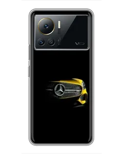 Чехол для Infinix Note 12 Pro (4G) с картинкой «Mercedes — ретро стиль»