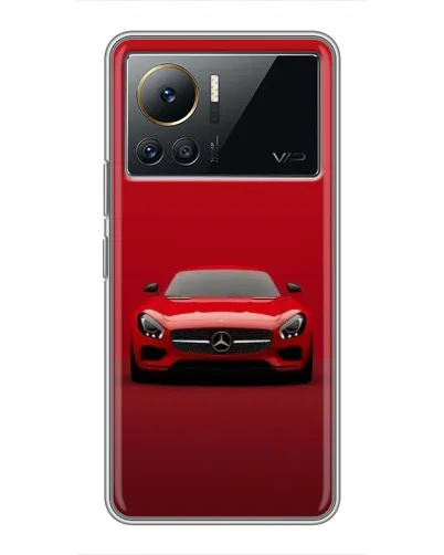 Чехол для Infinix Note 12 Pro (4G) с картинкой «Красный Mercedes AMG»