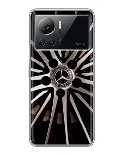 Чехол для Infinix Note 12 Pro (4G) с картинкой «Диск Mercedes»