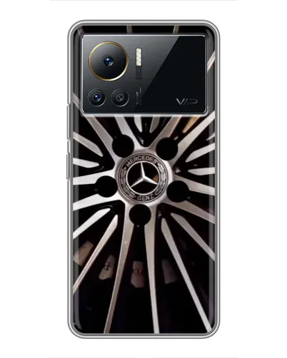 Чехол для Infinix Note 12 Pro (4G) с картинкой «Диск Mercedes»