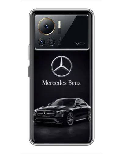 Чехол для Infinix Note 12 Pro (4G) с картинкой «Mercedes — решетка радиатора»