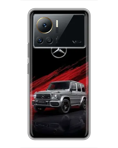 Чехол для Infinix Note 12 Pro (4G) с картинкой «Mercedes G-Class красный»