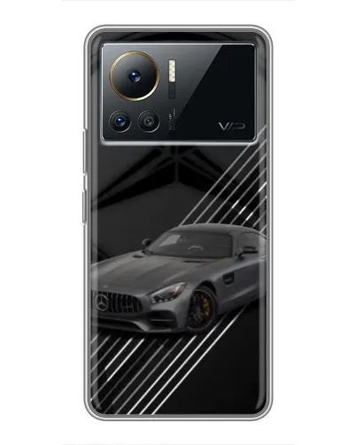 Чехол для Infinix Note 12 Pro (4G) с картинкой «Mercedes AMG — графика»