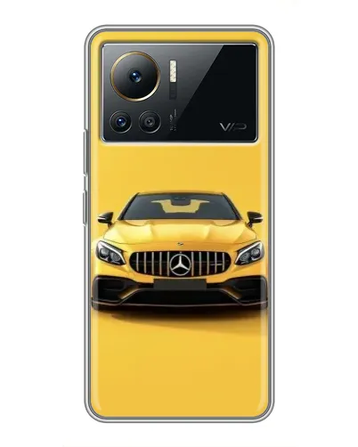 Чехол для Infinix Note 12 Pro (4G) с картинкой «Желтый Mercedes GT»