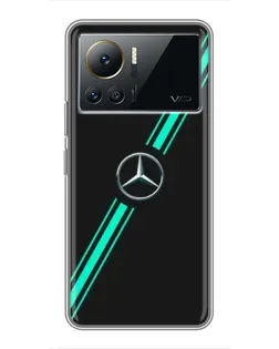 Чехол для Infinix Note 12 Pro (4G) с картинкой «Спортивные линии Mercedes» Чехол для Infinix Note 12 Pro (4G) с картинкой «Спортивные линии Mercedes»