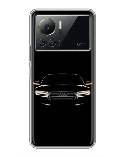 Чехол для Infinix Note 12 Pro (4G) с картинкой «Audi — ночной контур»