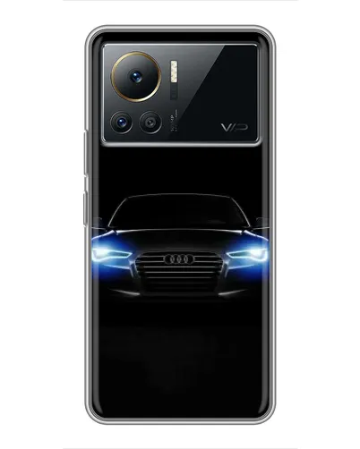 Чехол для Infinix Note 12 Pro (4G) с картинкой «Audi в неоне»