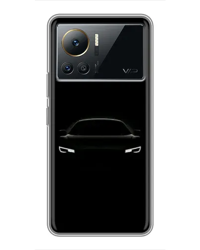 Чехол для Infinix Note 12 Pro (4G) с картинкой «Взгляд Audi в темноте»