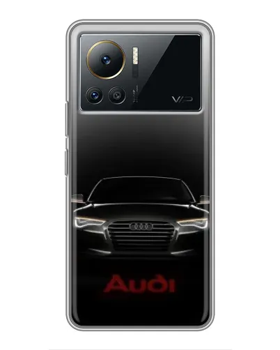 Чехол для Infinix Note 12 Pro (4G) с картинкой «Audi — градиентный контур»