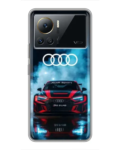 Чехол для Infinix Note 12 Pro (4G) с картинкой «Audi Sport — неон»