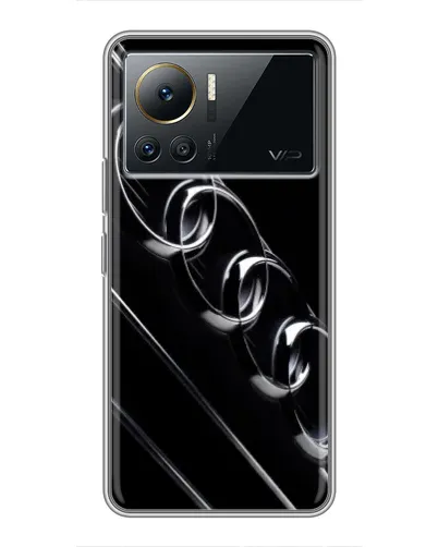 Чехол для Infinix Note 12 Pro (4G) с картинкой «Audi — абстрактные кольца»