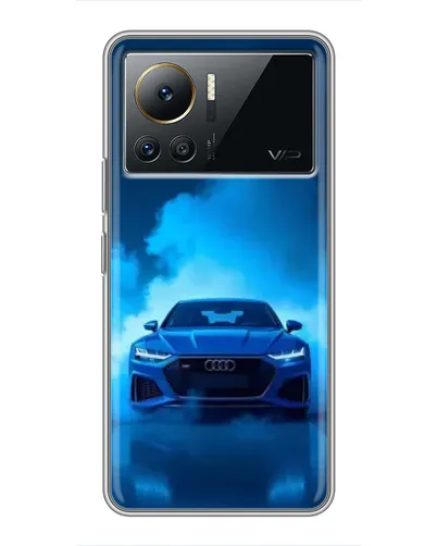 Чехол для Infinix Note 12 Pro (4G) с картинкой «Audi — голубая энергия»