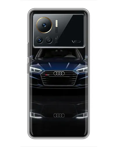 Чехол для Infinix Note 12 Pro (4G) с картинкой «Audi — ночное отражение»