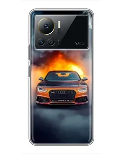 Чохол для Infinix Note 12 Pro (4G) з картинкою «Audi у вогняному диму» Чохол для Infinix Note 12 Pro (4G) з картинкою «Audi у вогняному диму»