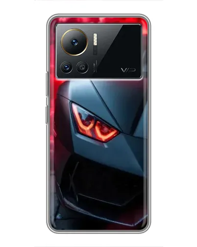 Чехол для Infinix Note 12 Pro (4G) с картинкой «Lamborghini красное сияние»