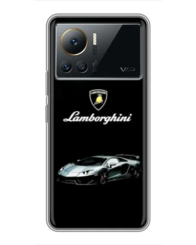 Чехол для Infinix Note 12 Pro (4G) с картинкой «Логотип Lamborghini классика»