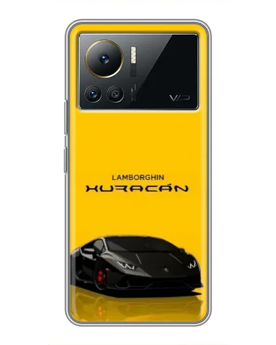Чехол для Infinix Note 12 Pro (4G) с картинкой «Lamborghini Huracan черный»