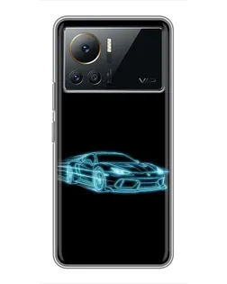 Чохол для Infinix Note 12 Pro (4G) з картинкою «Неоновий контур Lamborghini» Чохол для Infinix Note 12 Pro (4G) з картинкою «Неоновий контур Lamborghini»