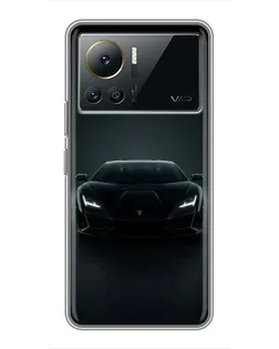 Чохол для Infinix Note 12 Pro (4G) з картинкою «Чорний Lamborghini Aventador» Чохол для Infinix Note 12 Pro (4G) з картинкою «Чорний Lamborghini Aventador»