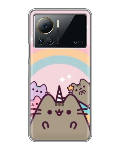 Чехол для Infinix Note 12 Pro (4G) с картинкой «Единорог Pusheen»