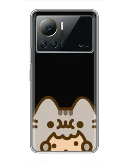 Чехол для Infinix Note 12 Pro (4G) с картинкой «Пушин на черном»