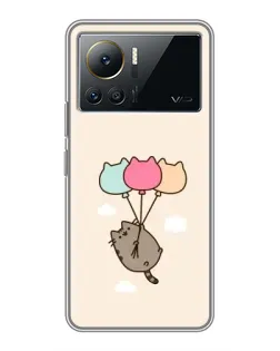 Чехол для Infinix Note 12 Pro (4G) с картинкой «Пушин на шариках»
