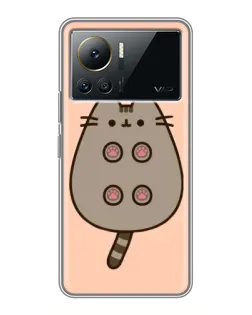 Чехол для Infinix Note 12 Pro (4G) с картинкой «Пушин пузиком кверху»