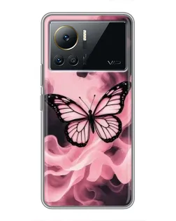 Чохол для Infinix Note 12 Pro (4G) з картинкою «Метелик у диму»
