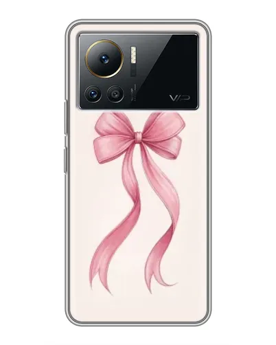 Чехол для Infinix Note 12 Pro (4G) с картинкой «Розовый бант»