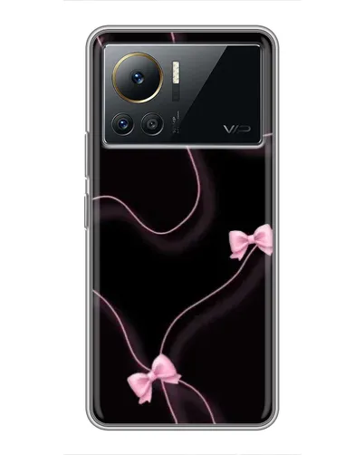 Чехол для Infinix Note 12 Pro (4G) с картинкой «Розовые ленты»