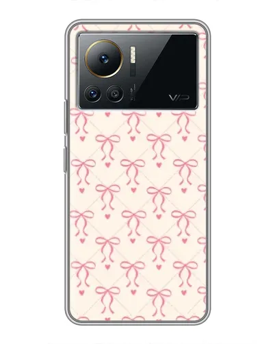 Чехол для Infinix Note 12 Pro (4G) с картинкой «Розовые бантики Coquette»