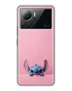 Чехол для Infinix Note 12 Pro (4G) с картинкой «Stitch выглядывает»