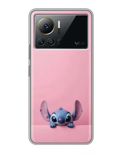 Чехол для Infinix Note 12 Pro (4G) с картинкой «Stitch выглядывает»