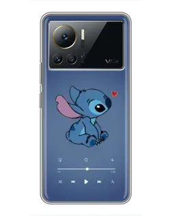 Чехол для Infinix Note 12 Pro (4G) с картинкой «Музыкальный Stitch»